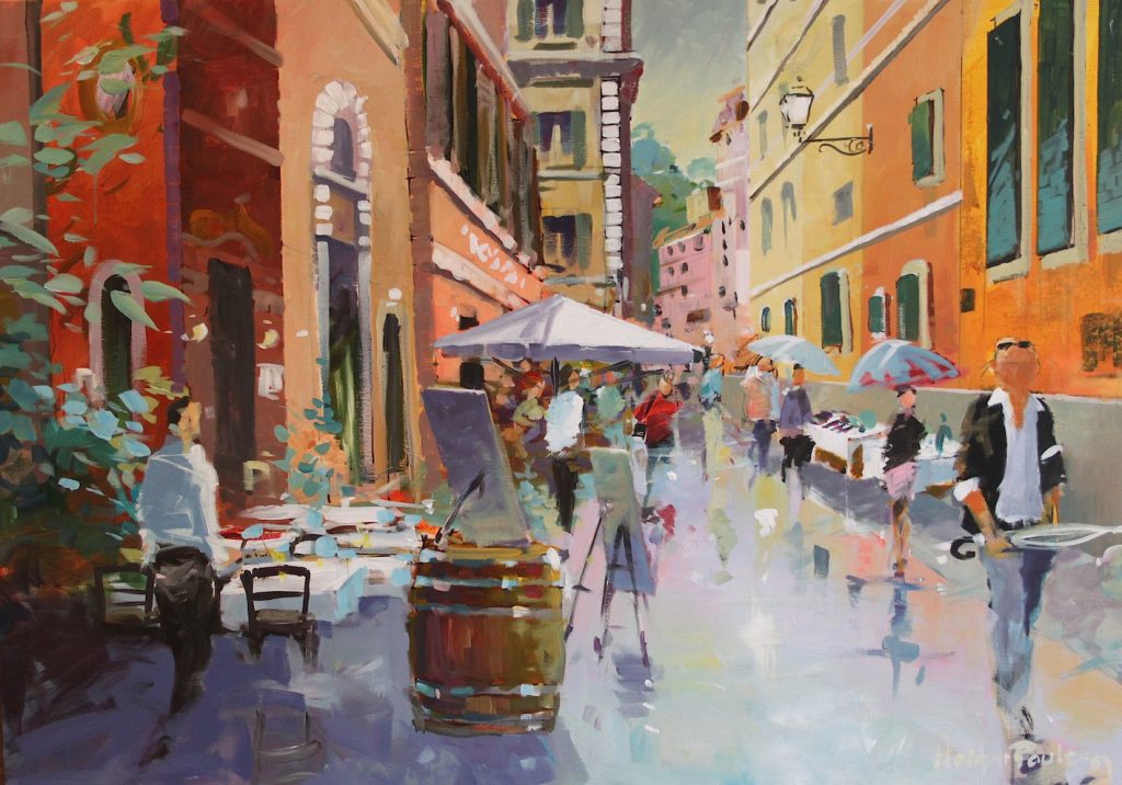 Hovedstrøg i Trastevere